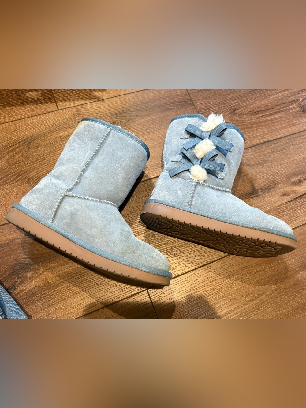 Koolaburra by UGG Victoria Light Blue Short Boots Size 3